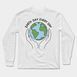 Earth Day Every Day: Eco-Friendly Long Sleeve T-Shirt